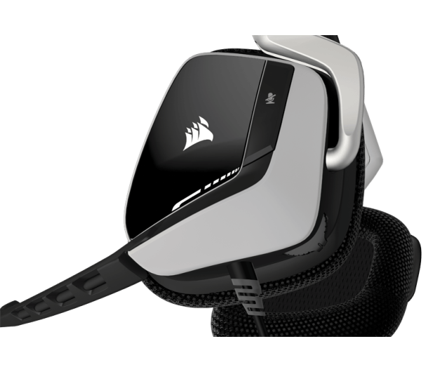 Corsair VOID RGB USB Dolby 7.1 Gaming Headset (białe) - 321356 - zdjęcie 3
